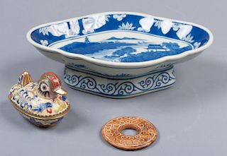 Chinese Decorative Items Trio