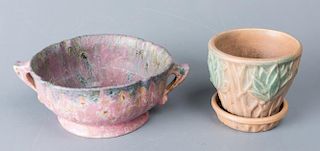 McCoy & Roseville American Art Pottery Duo