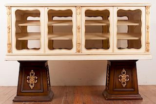 Mercantile Display Case, Painted, Two-Sided