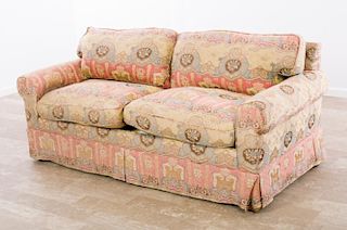 Carlyle Down-Filled Sofa, Tapestry Upholstery