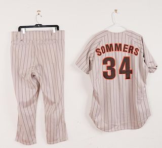 Denny Sommers Game Worn San Diego Padres Uniform