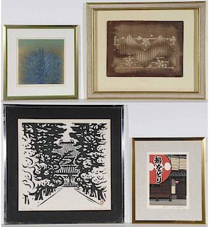 Four Japanese Prints/Stencil