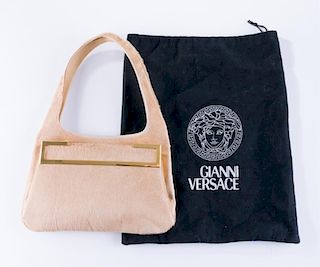 Gianni Versace Cow Hide Evening Bag