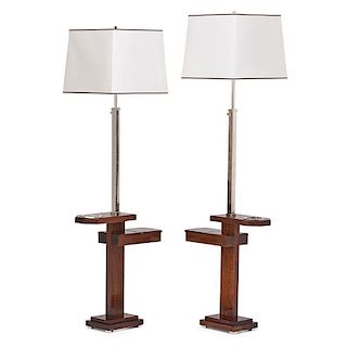 PAIR OF FRENCH STYLE LAMP TABLES