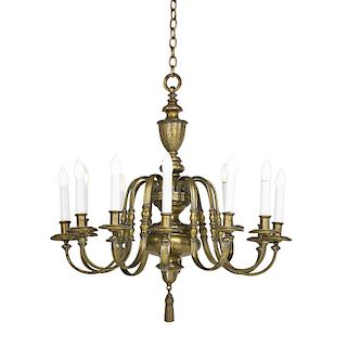 GEORGIAN STYLE CHANDELIER AFTER E. F. CALDWELL