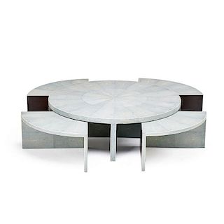 COFFEE TABLE WITH INSET OCCASIONAL TABLES