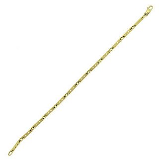 Cartier 18k Gold Perforated Link Bracelet