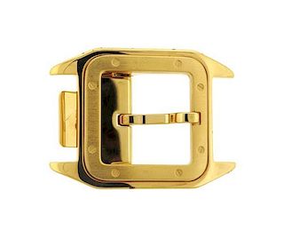 Cartier Santos Gold Tone Belt Buckle