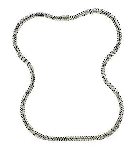 John Hardy Sterling Classic Chain Long Necklace
