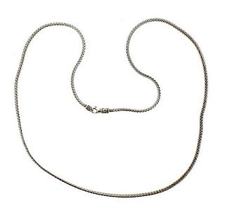 John Hardy Sterling Long Chain Necklace