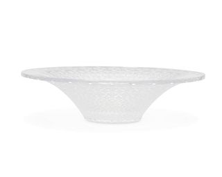 A Lalique "Venezia" glass center bowl