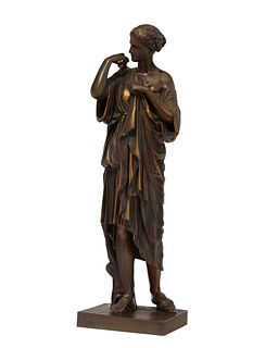A Classical-style bronze sculpture