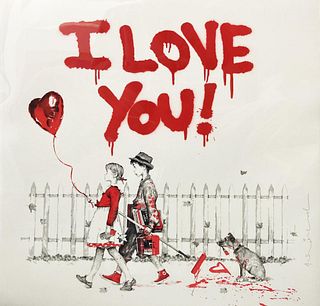 Mr. Brainwash - I Love You! (Red)
