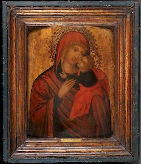 AN ITALO-GREEK ICON OF THE MOTHER OF GOD