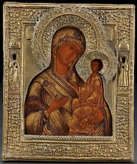 RUSSIAN ICON OF THE EVERSKAYA MOTHER OF GOD
