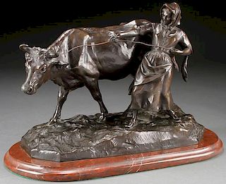 BRONZE AFTER CHARLES VALTON, FRENCH