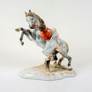 Herend Porcelain Figure Grouping, Horse and Tamer