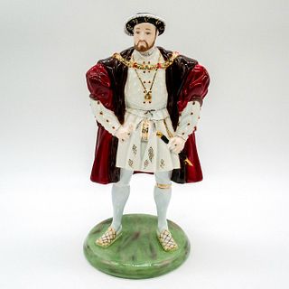 Coalport Bone China Gilded Figurine, Henry VIII