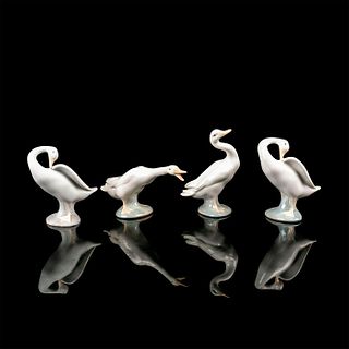 4pc Lladro Porcelain Little Duck Figurines
