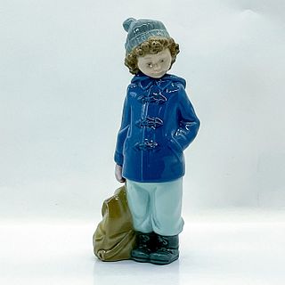 Nao by Lladro Porcelain Figurine, Ready for Travel