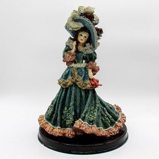 Vintage Meerchi MRH Resin Figurine, Victorian Girl