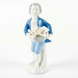 Vintage Gerold Bavarian Rose Peddler Porcelain Figurine