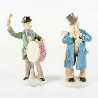 2pc German Porcelain Musical Figurines
