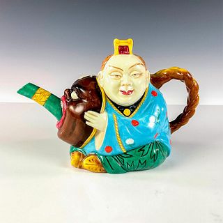 Minton Teapot, Asian Figure Lidded Teapot