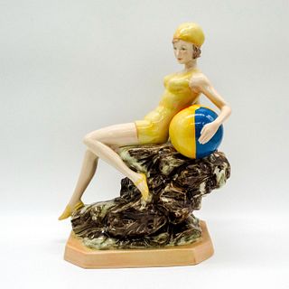 Kevin Francis Ceramic Art Deco Figurine, Beach Belle