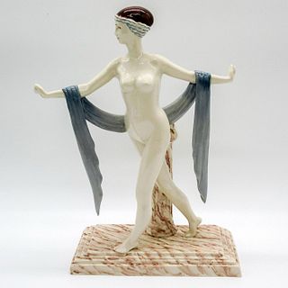 Kevin Francis Ceramic Art Deco Figurine, Dancing Nymph