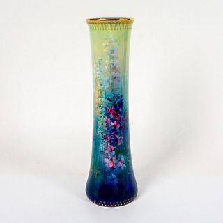 Royal Doulton Edward Raby Floral Vase, Signed