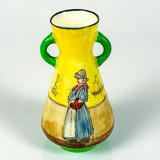 Antique Royal Doulton Mini Handled Vase