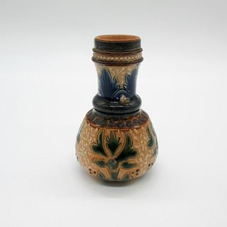 Doulton Lambeth Art Nouveau Stoneware Mini Vase