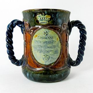 Antique Vice Admiral Lord Nelson Commemorative Vase