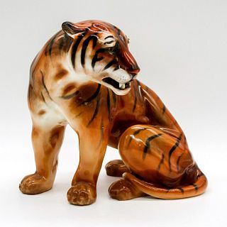 Seated Tiger HN912 - Extremely Rare Royal Doulton Animal Figure