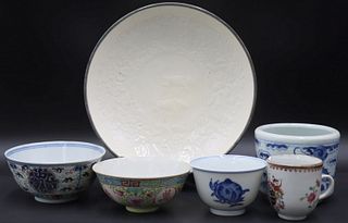 6 Pc. Chinese Porcelains Grouping.