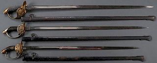 A GROUP OF THREE GERMAN PRUSSIAN SWORDS