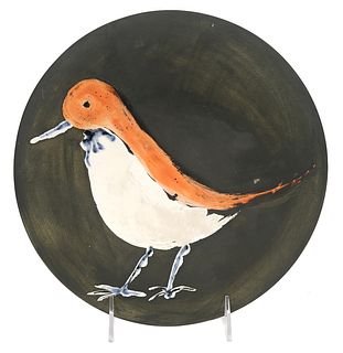 Picasso Madoura Bird Plate No. 96
