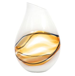 Livio Seguso Latticino Murano Art Glass Vase
