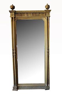 Monumental Continental Gilt Mirror