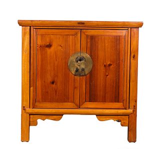 Chinese Wood Low Cabinet