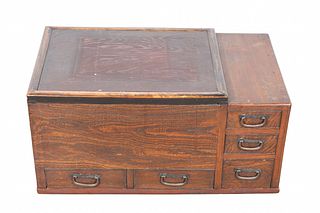 Antique Chinese Chest with Drawers