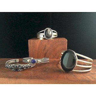 Navajo Sterling Silver Bracelets From the Estate of Lorraine Abell, New Jersey (1929-2015)