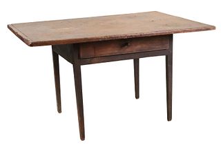 Stained Pine and Oak Tavern Table