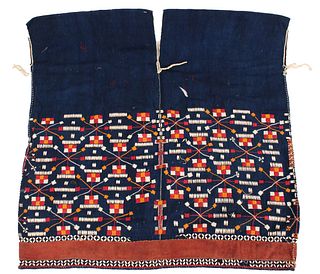 Native American Beaded and Embroidered Poncho