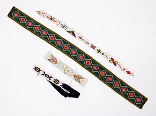 Native American Glass Beaded Belt