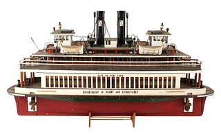 Ship Model of a Ferryboat, City of New York