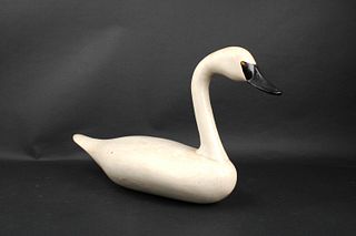 Swan Decoy, Attributed to Madison Mitchell