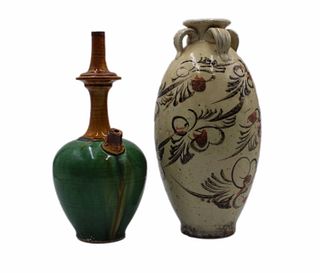 Two Chinese Cizhouware Vases