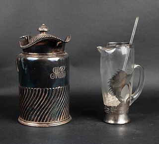 Tiffany Silver Plated Ice Water or Cider Pitcher